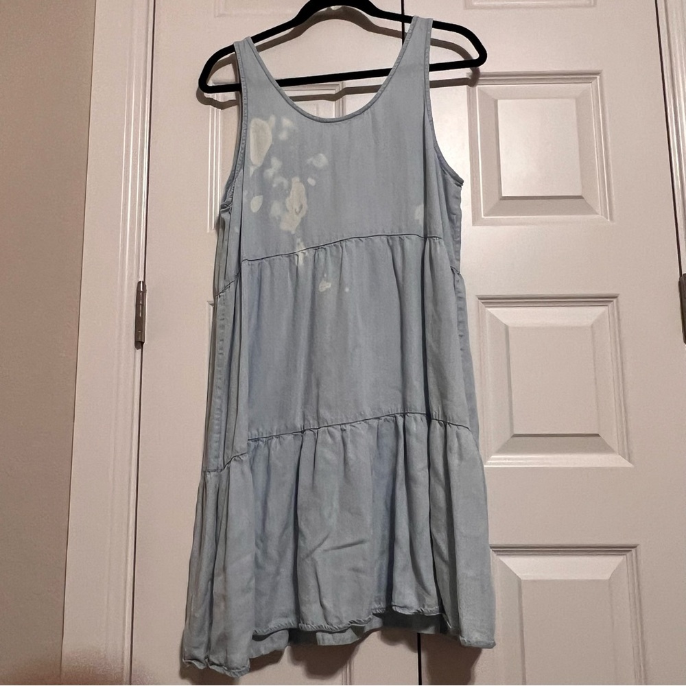 Velvet Heart Light Blue Denim Mini Dress - Picture 6 of 6